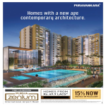 Pay 15% now & rest on possession at Puravankara Purva Zenium in Bangalore